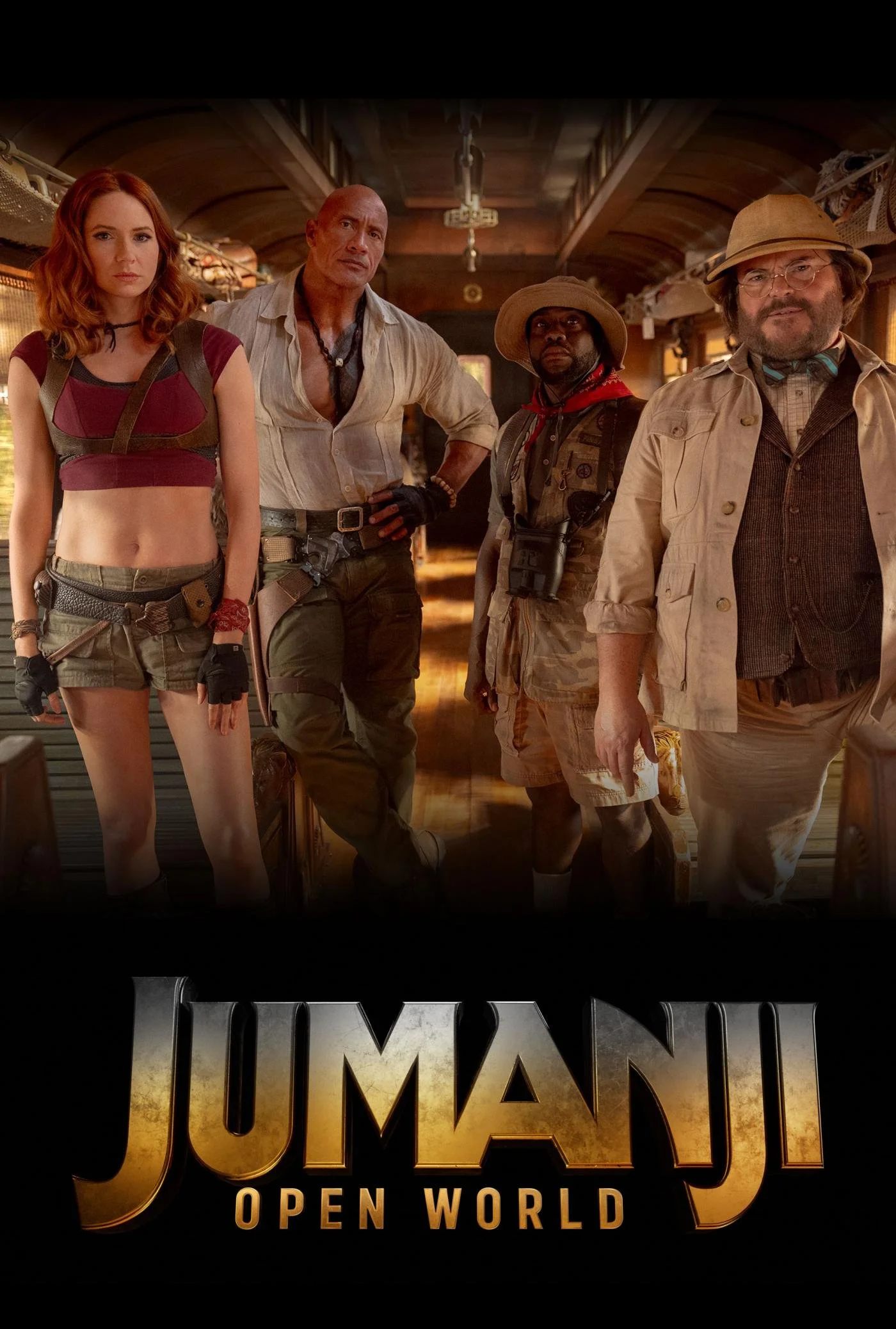 Jumanji 3 open world movie poster