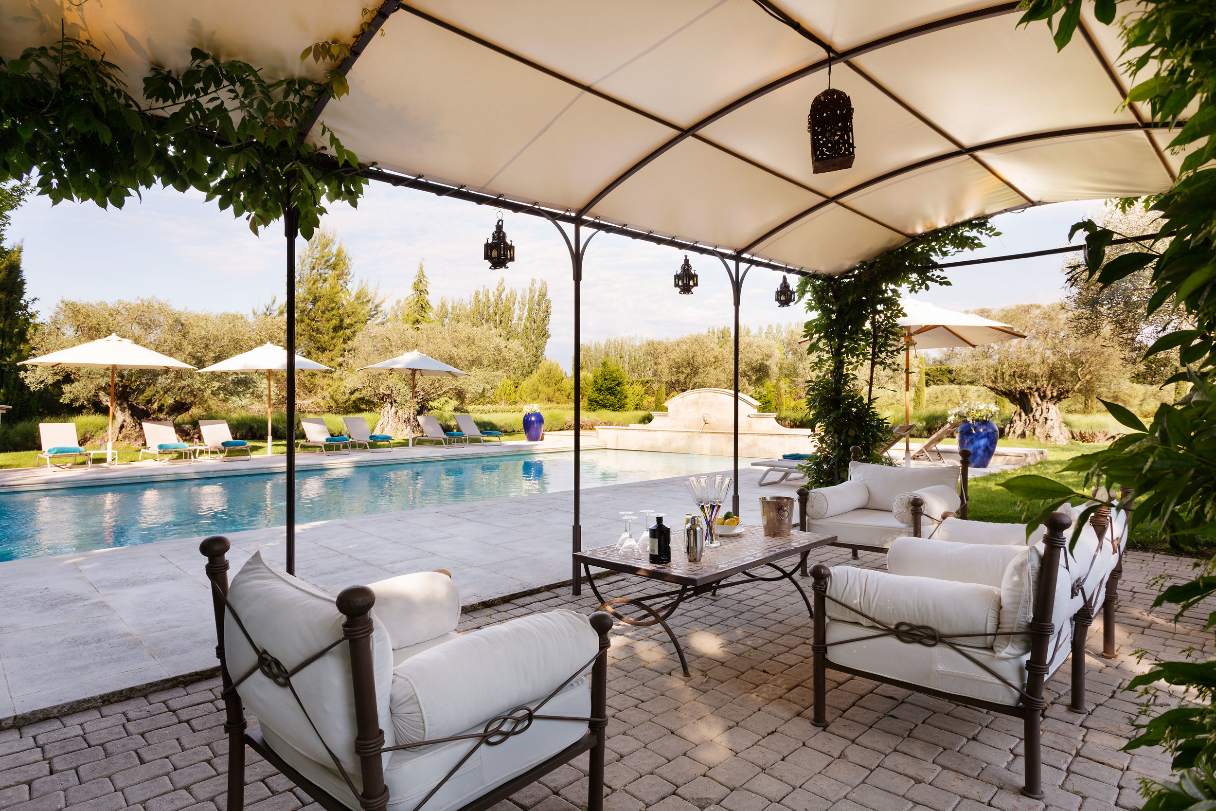 pergola - by the pool