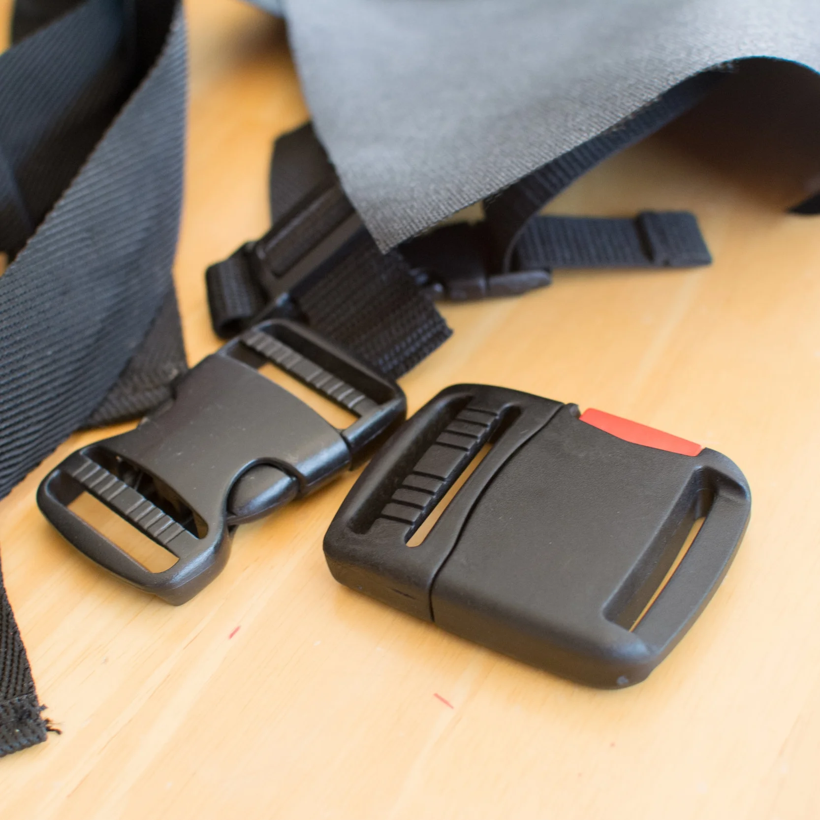 Developed custom hardware for the bag.