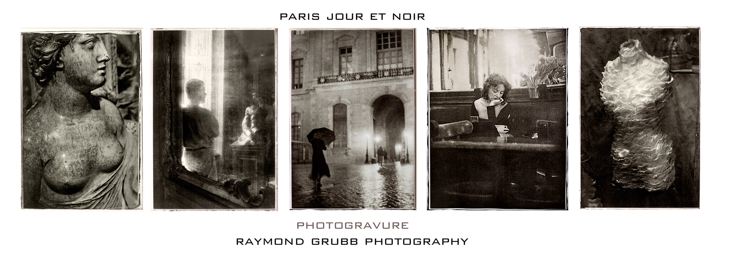 Paris Jour et Noir photogravure card