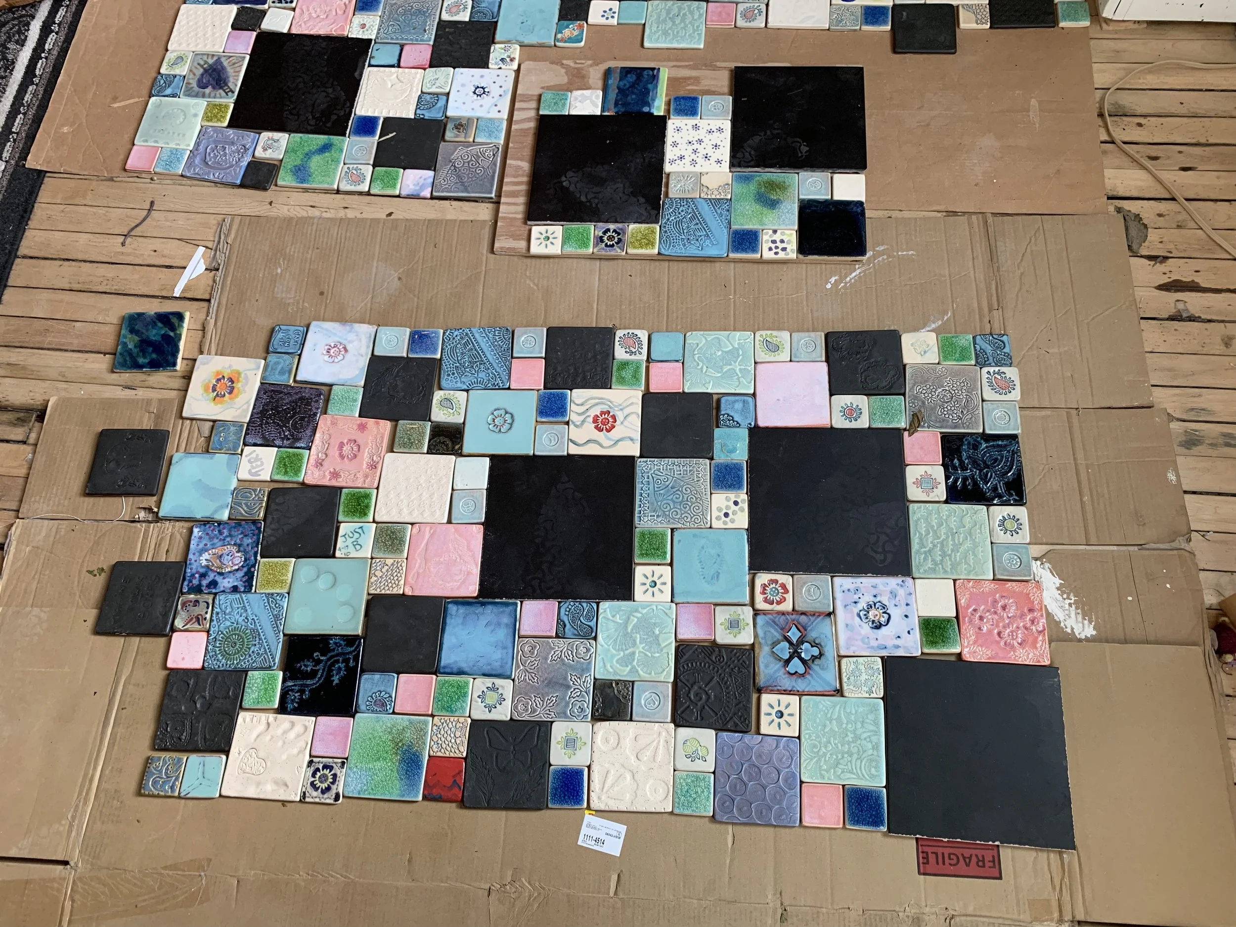 Laying out the floor