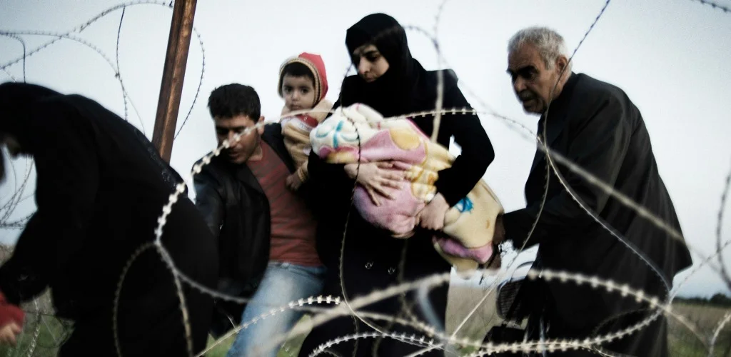 Syrian refugees. Credit: flickr/friedensnews