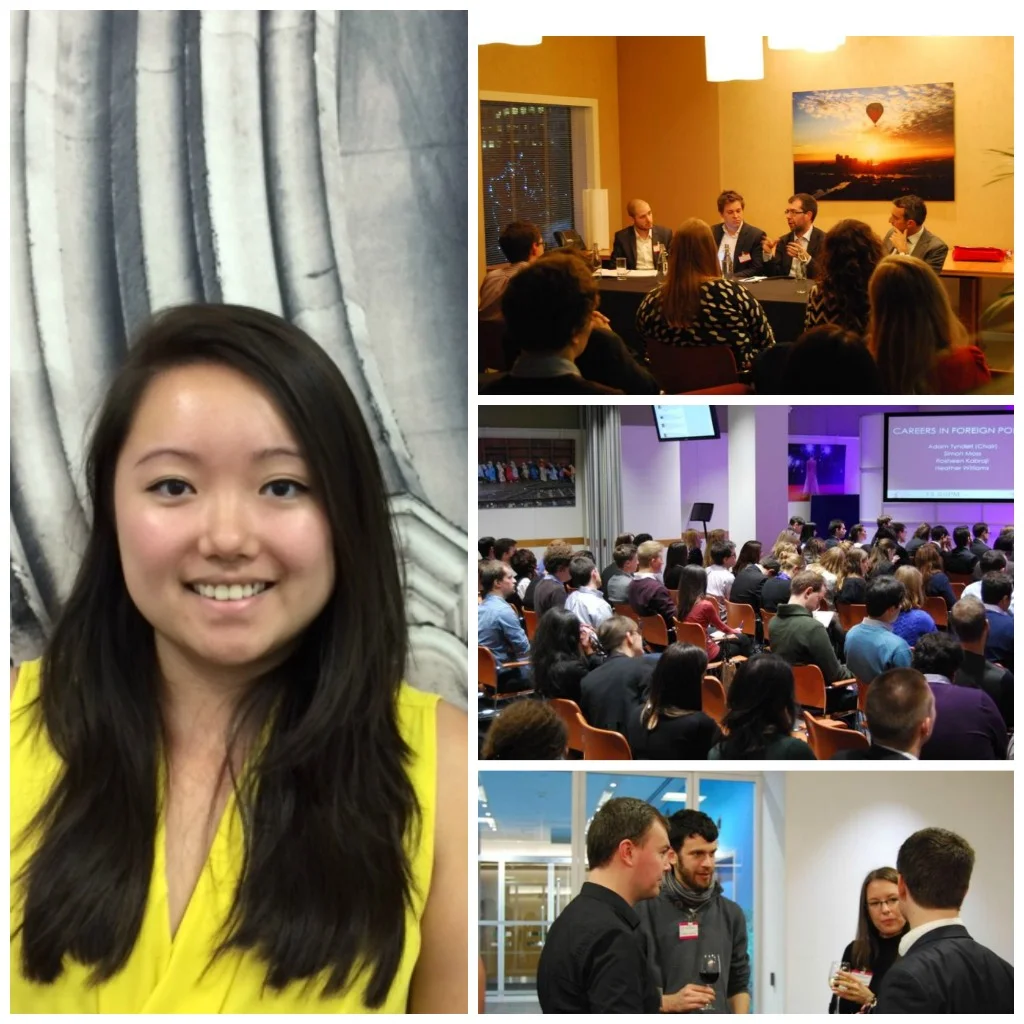 From left to right (clockwise): Katy Ho, Future Foreign Policy events