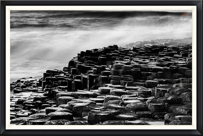 Causeway Drift - round the glens - seascape framed.jpg