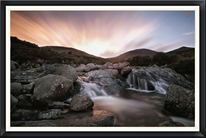 trassey sundown- in the mournes - landscape -whp_16-framed.jpg