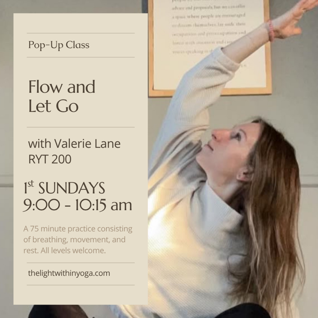 Flow and Let Go with Valerie Lane