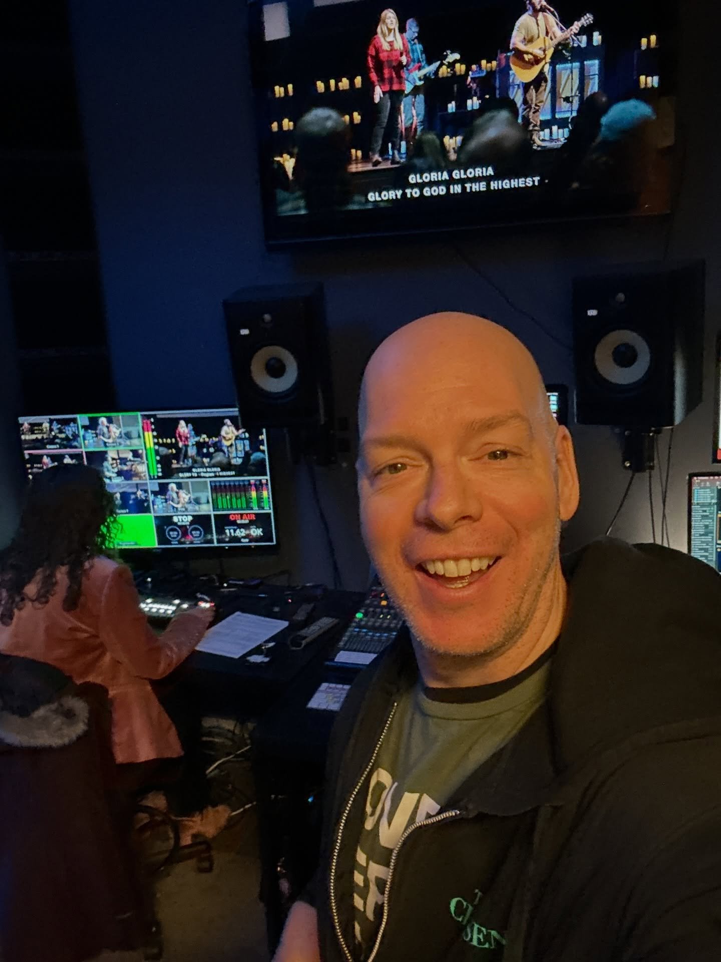 Producing the greatest show that ever existed&hellip;. Sunday worship at Springvale Church.

#producer #production #controlroom #livebroadcast #worship #pezmosis