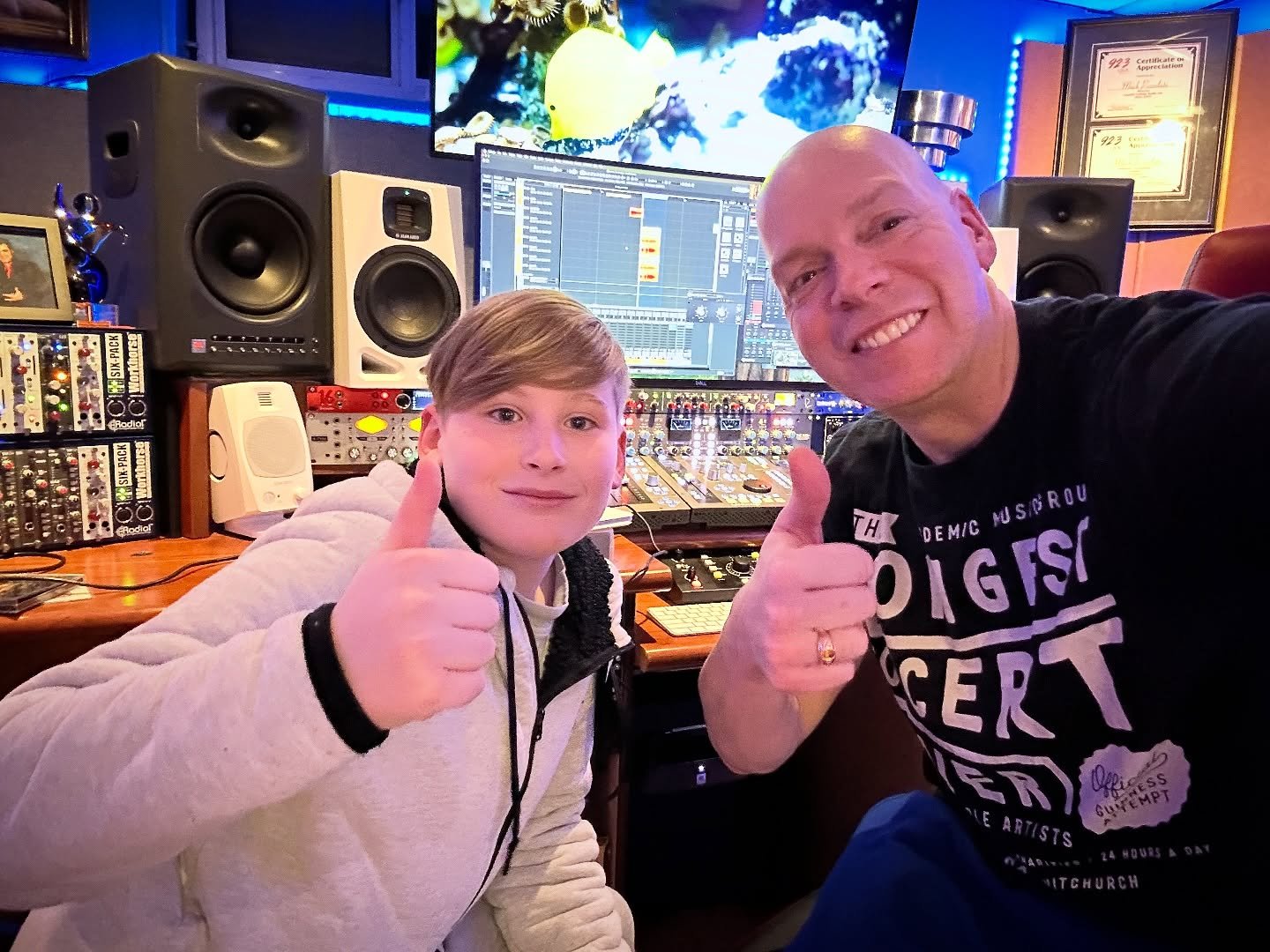 Alexander the Great performing in the vocal booth for a pilot episode of a new series called PoofWanda! 

#pezmosis #vocalbooth #voiceover #vocals #recordingstudio