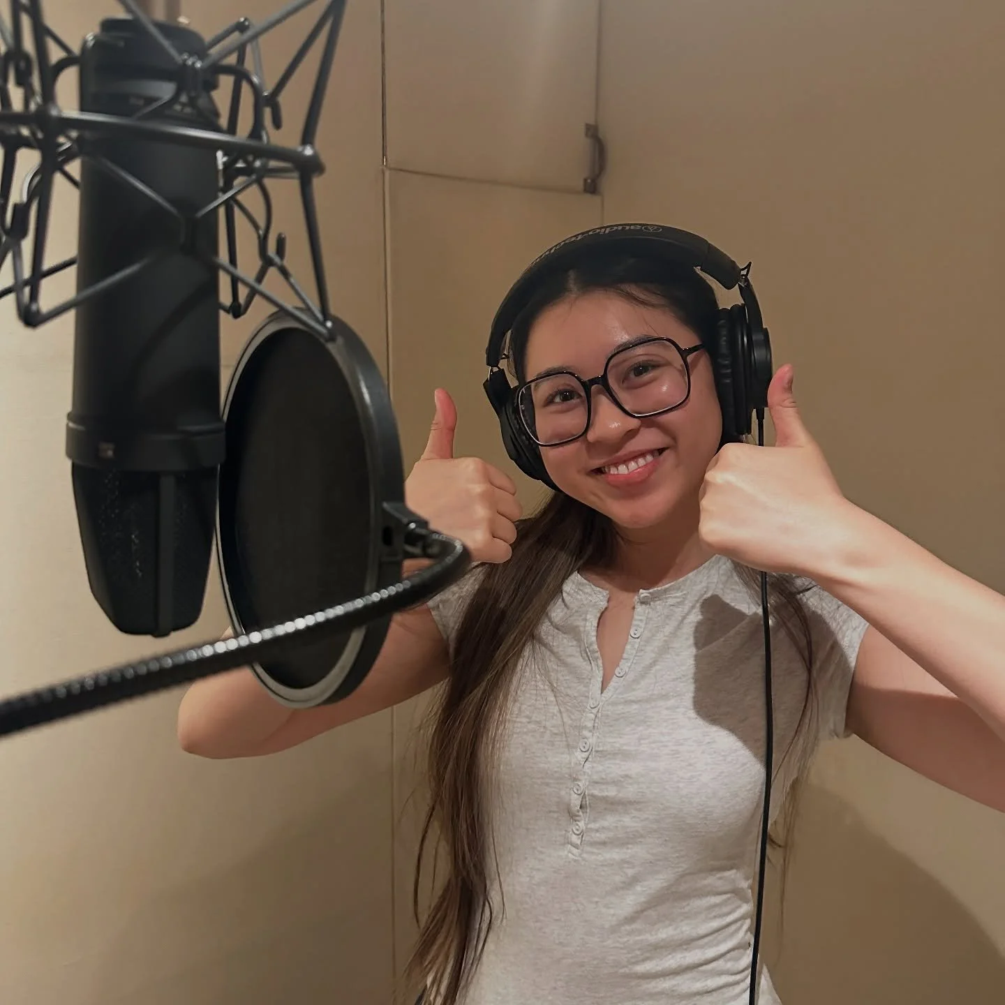 @loriphun performing amazing vocals on a new song! #vocals #vocalist #vocalbooth #recordingstudio #pezmosis #recording