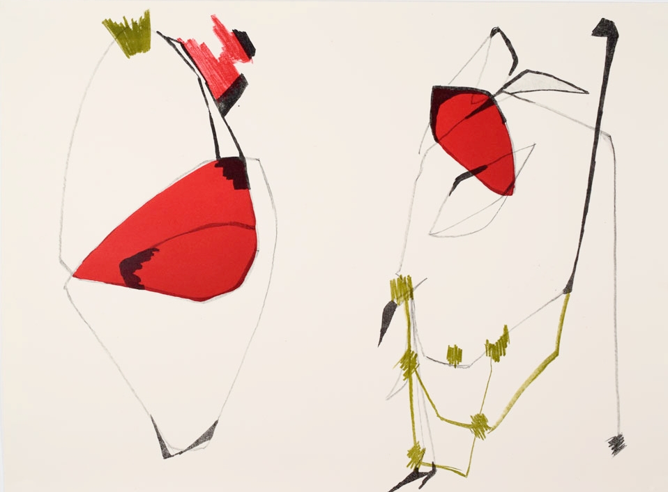 "My practice ties together drawing and walking as key elements informing my work. Both activities are responsive to a preconfigured space. I am interested in the point where restriction meets intuitive response. For me, this is intrinsically linked to perambulating: when I draw and when I walk, the decisions are made rapidly." From the frenetic city environment to the meticulous observation of still life, Julia's work results of the observation of the world around us, perceived through walks and hikes. "Walking and pausing are acts that are not in line with the rush of our time." She 'reclaims' the pause as a conscious and committed action - walking even in the hectic city environment; walking as a modus operandi. Paul Klee defined drawing as ‘taking a line for a walk’. This is a description the artist relates to. The sensations collected through her walks are organised in abstract paths of sensations on paper. She attempts to gather this constant research process, filling notebooks and papers as a diary capturing the journey, escaping the transcendent logic of the finished piece. These series are not intended as an accumulation of conclusions but as an invitation to a changing world of infinite possibilities. "Walking is the right speed to understand, and drawing is the right speed to tell." Julia recently graduated with an MA from the Royal College of Art.