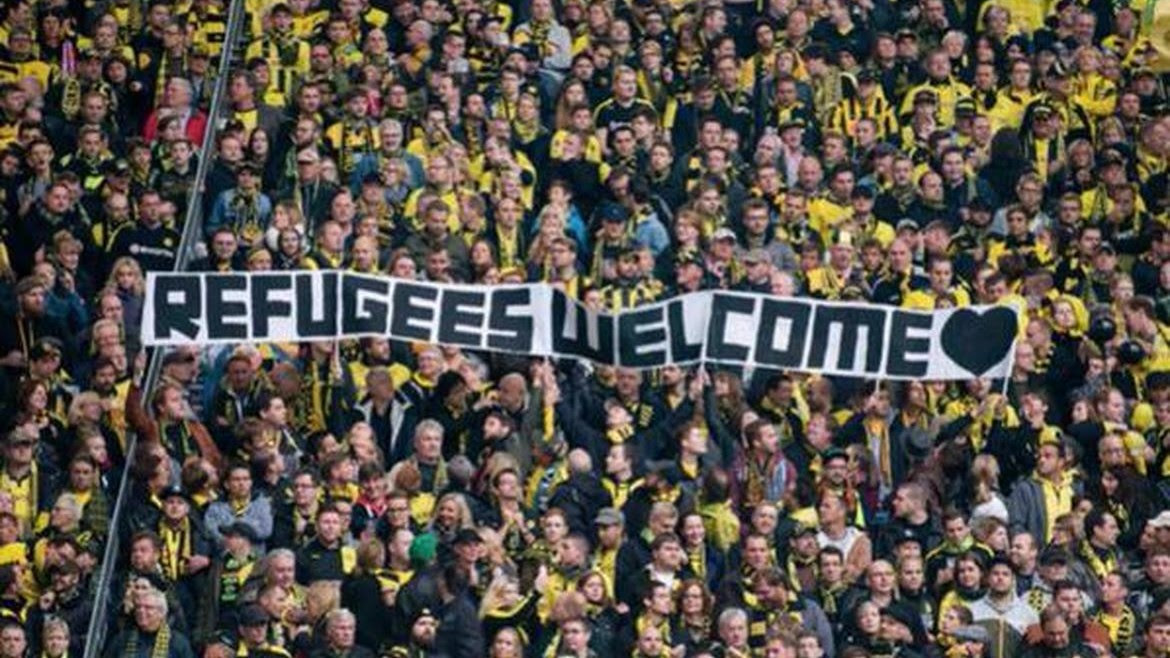 Opinions on immigration split, as on many issues. In Britain, as in Canada and other countries, many support refugee resettlement.