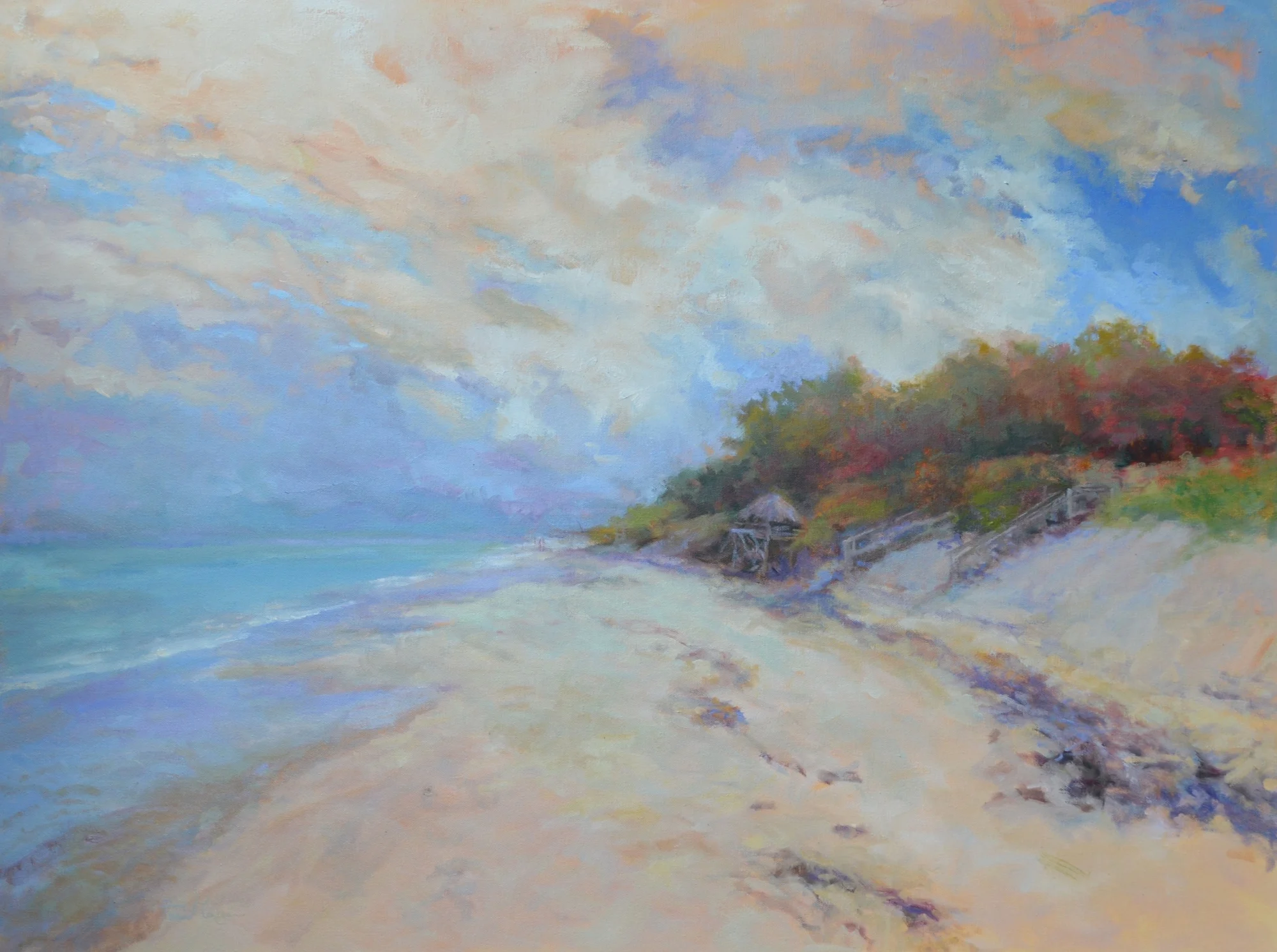 Dune Shelter - oil on canvas - 30"X40"