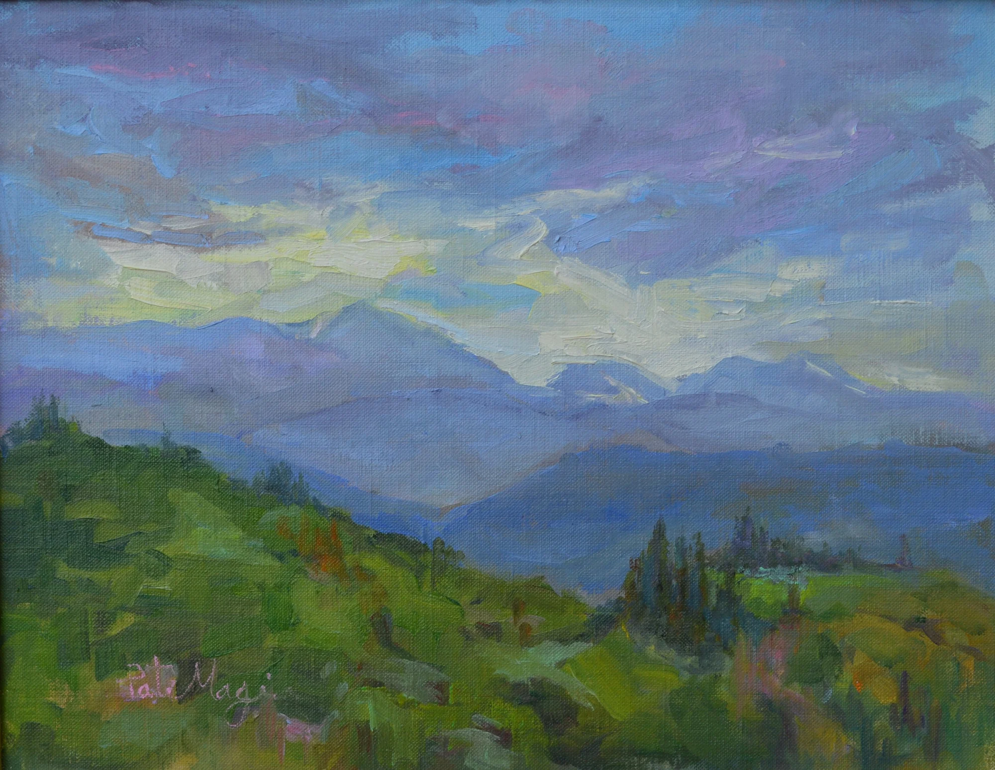 Bellyache Gulch- 12x16 - oil on panel