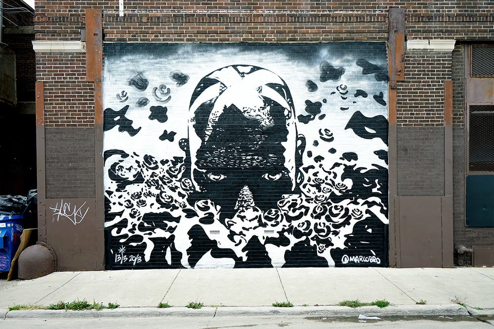 MURALS IN THE MARKET 2018 - MURAL FOR HXLT ( KANYE WEST GOOD MUSIC ARTIST)