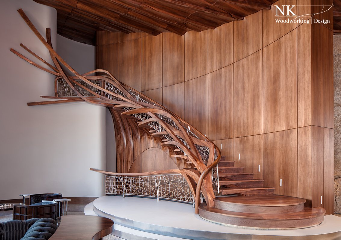 HOW TO BUILD MODERN CURVED STAIRS IN 7 STEPS