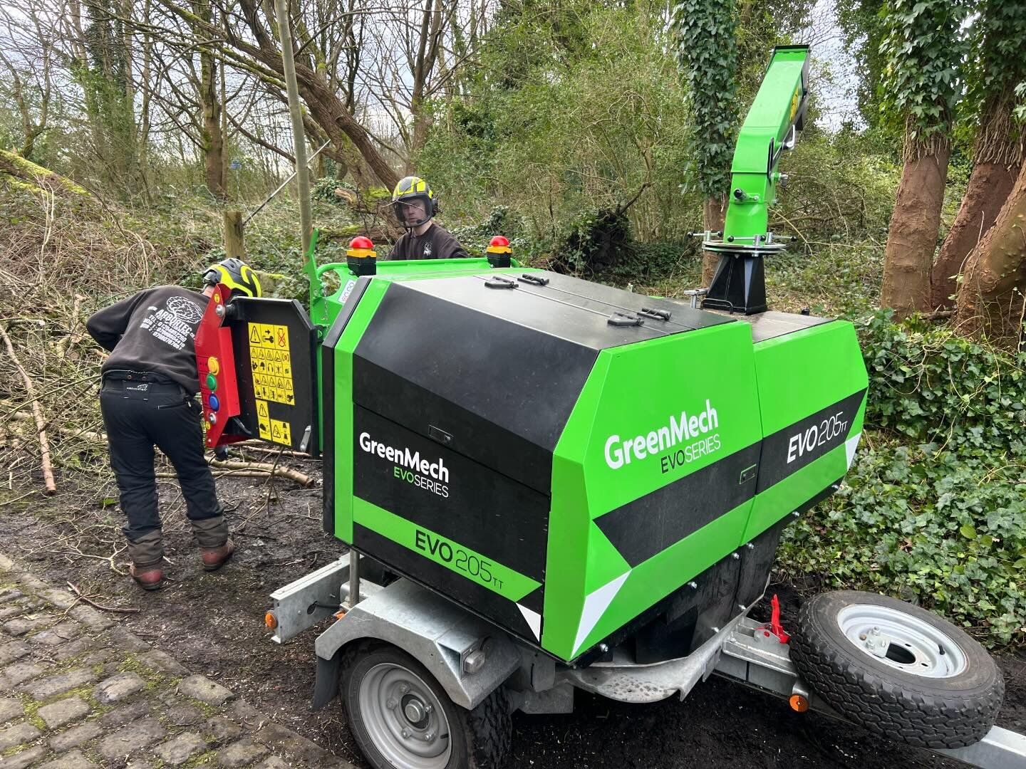 Nice chance to try out the new Greenmech EVO 205tt today👌🏻🙂🙌🏻 @greenmechchip cheers