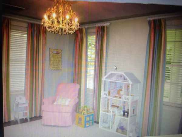Playroom design when we purchased the house.
