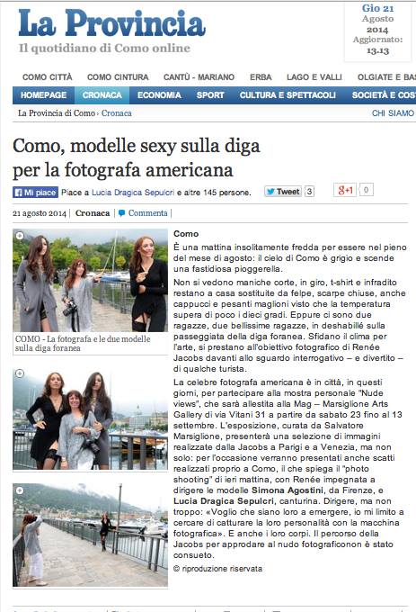 LAKE COMO (Italy) August 2014