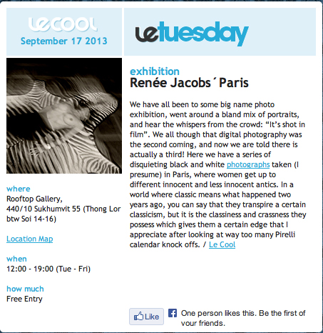 LE COOL (Bangkok September 2013)