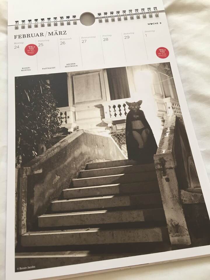 Renée Jacobs DAS Calendar-Wendy Kitty Venice