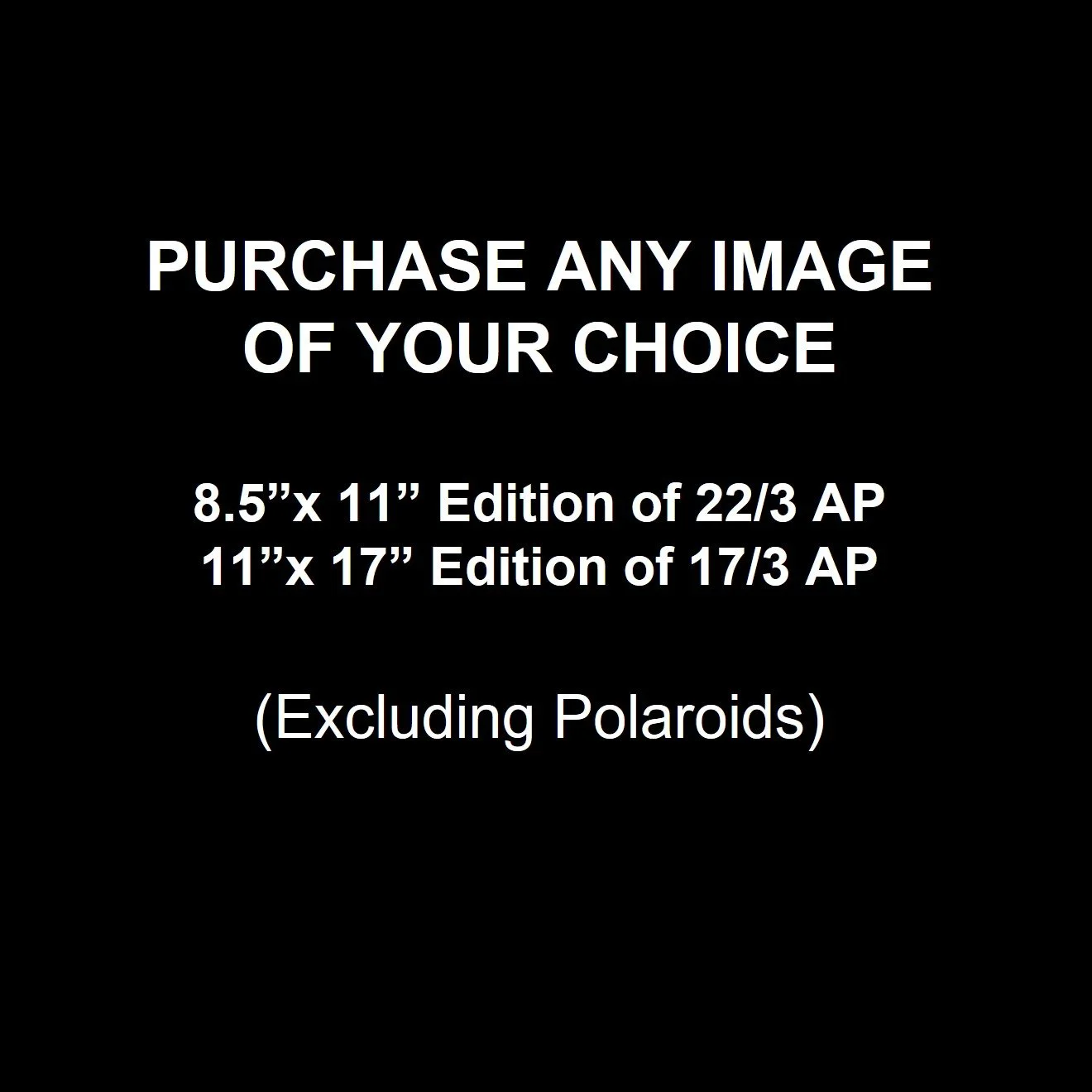 8.5"x 11"Print - Purchase Any Image of Your Choice