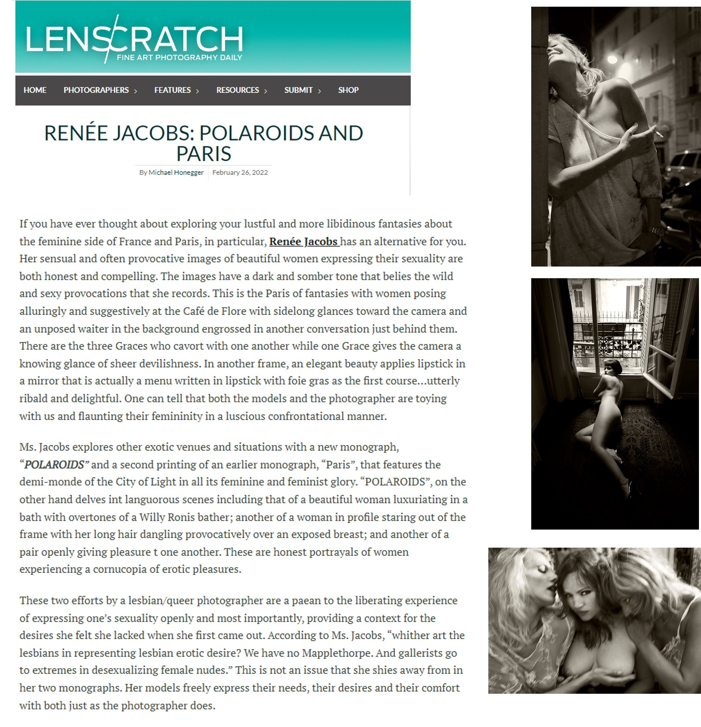 Lenscratch Renée Jacobs Feb 2022