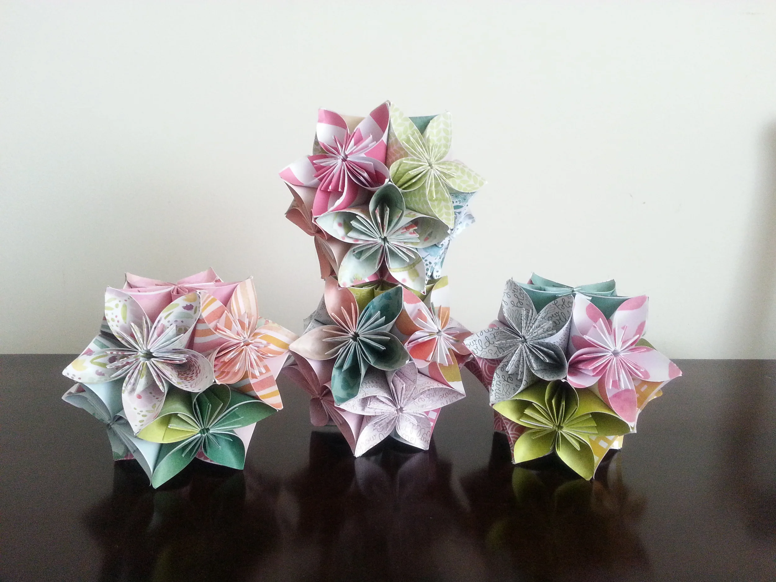 decorative origami flower balls