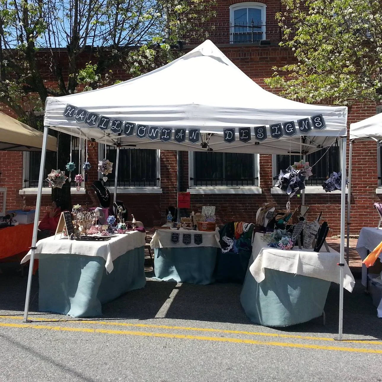 Hamiltonian Designs booth at Malvern Blooms 2015