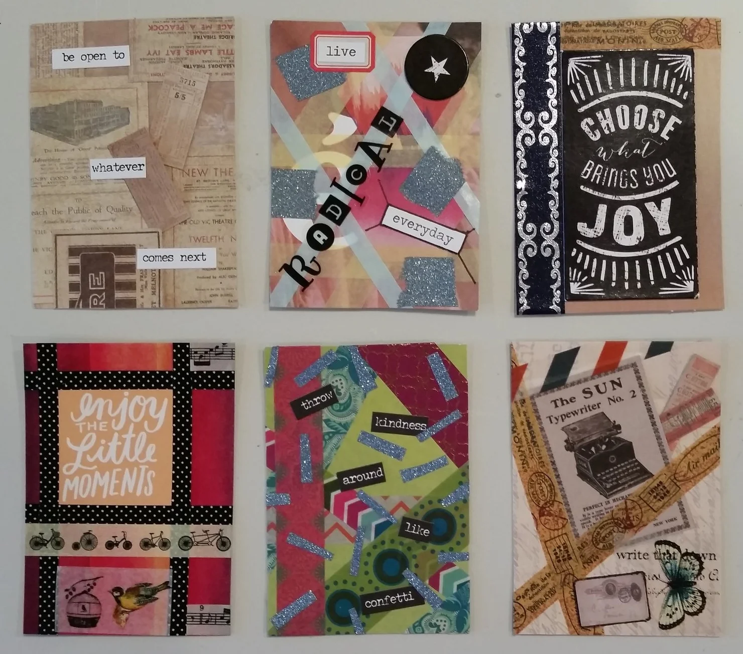 Artist Trading Cards (ATC's) commissioned and then gifted at Burning Man, 2016 2.5" x 3.5"