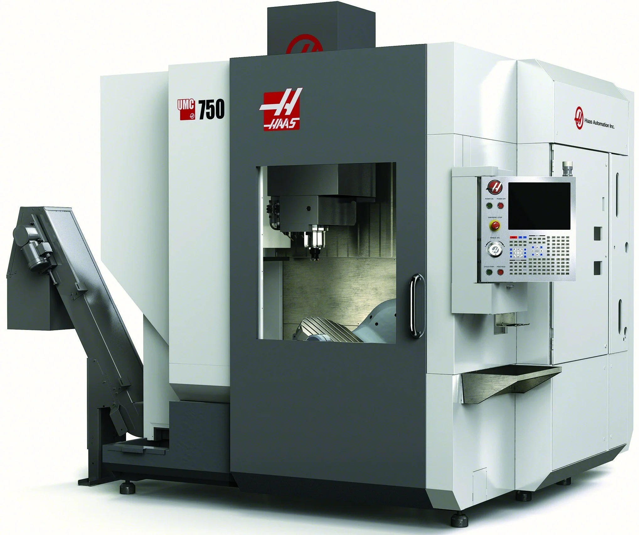 2013 Haas UMC-750 5-Axis Machine 30" x 20" x 20" 24"(max.)-4"(min.) spindle nose to table 