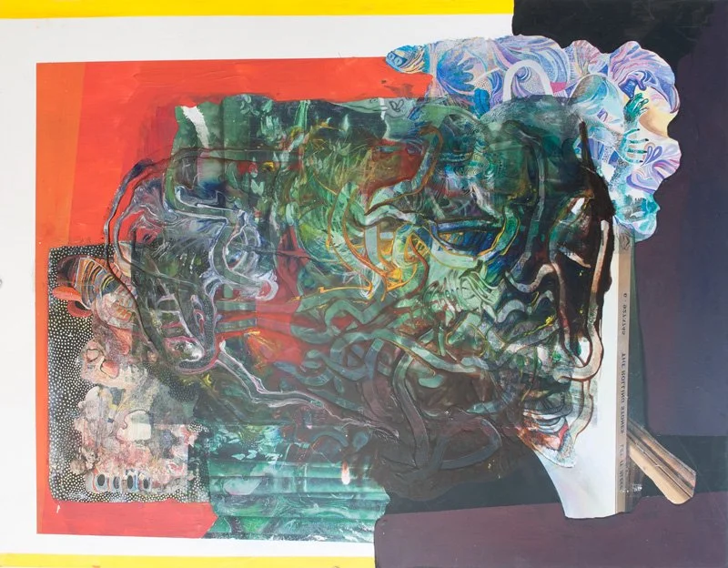 Studio-Phantom / 2024 / Acrylic on Bristol Board / 55 x 70 cm