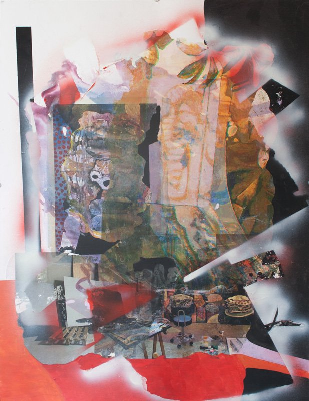 Studio-Phantom / 2024 / Acrylic on Bristol Board / 55 x 70 cm