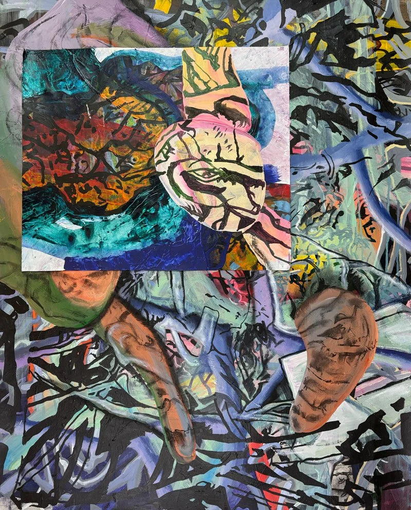 Untitled / 2026 / Acrylic on Paper / 70 x 86 cm
