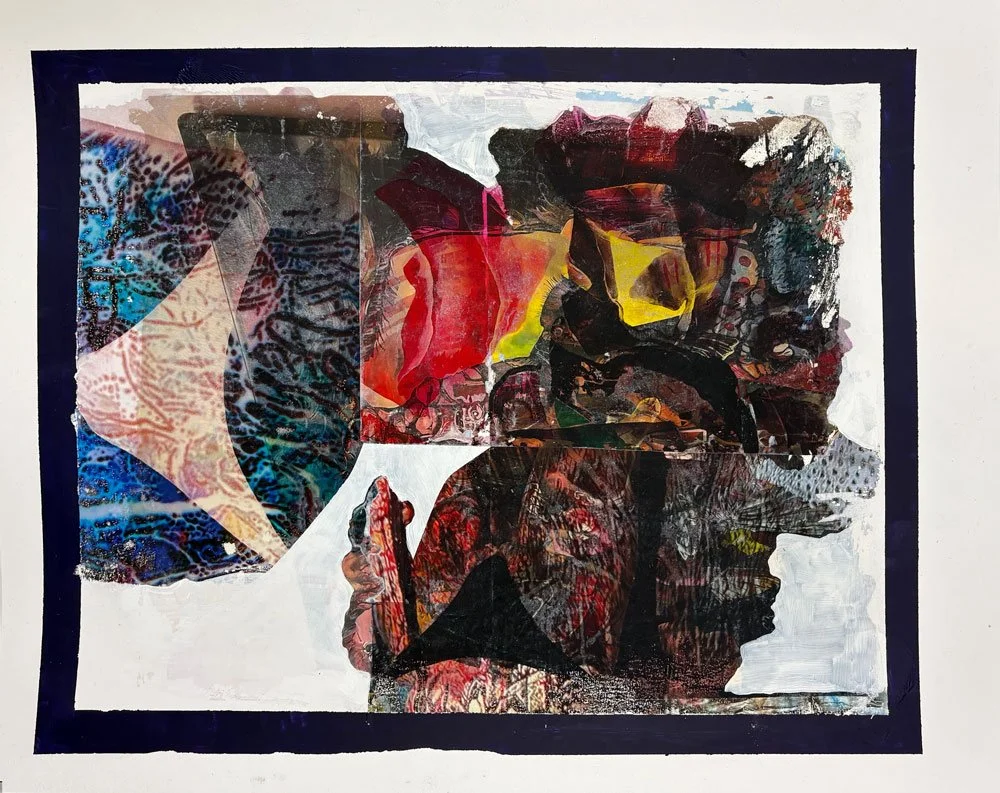Projecting Bodies (Edition) / 2025 /Acrylic on Bristol-Board / 50 x 70
 cm