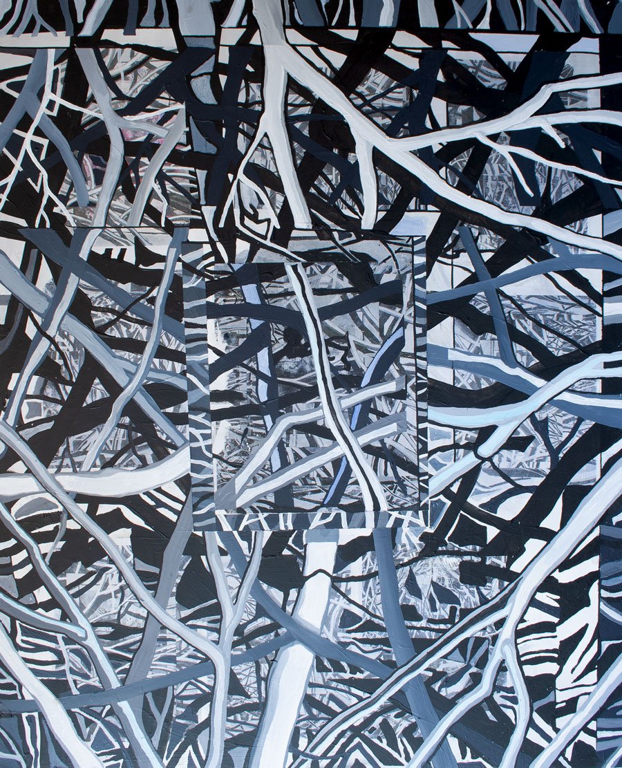 Doubt, 2025, Acrylic on Panel - 90 x 110 cm