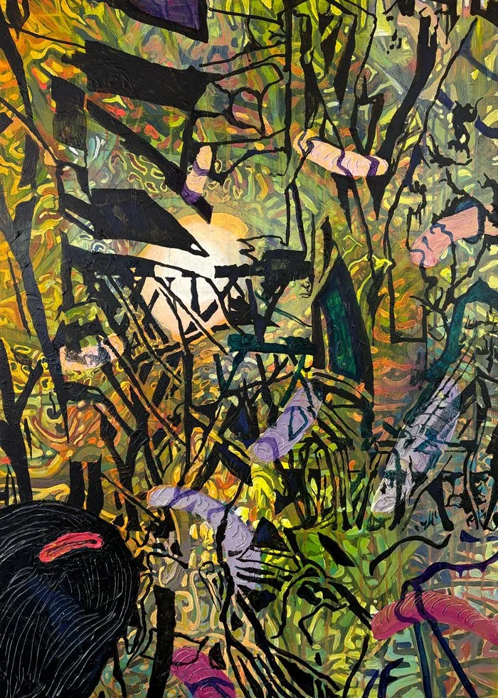 Reflection IV / 2026 / Acrylic on Panel / 70 x 100 cm 