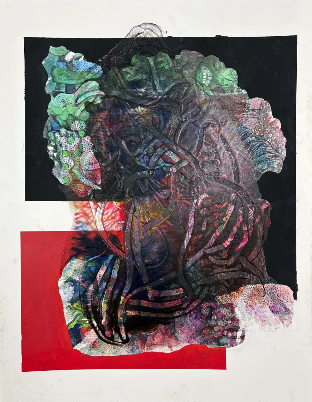 Studio-Phantom / 2024 / Acrylic on Bristol Board / 55 x 70 cm