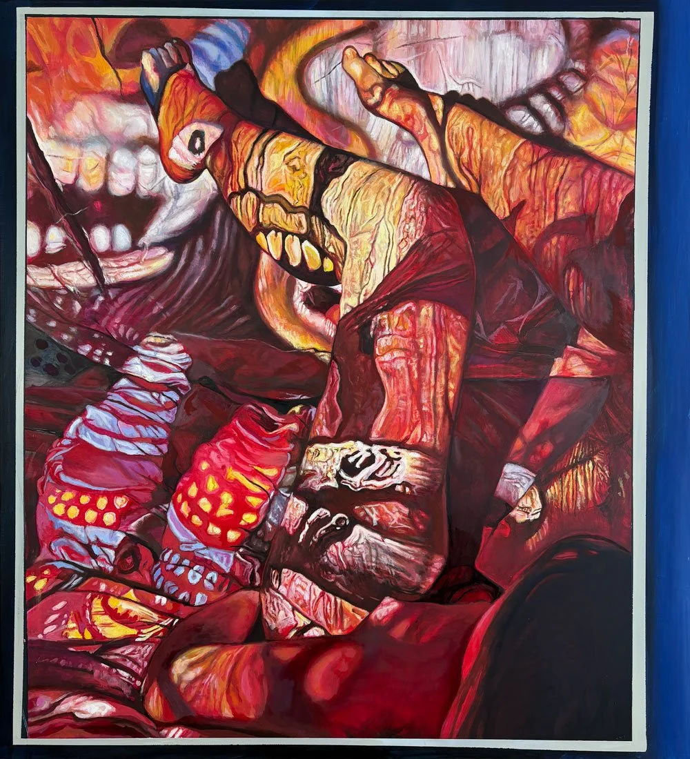 Smile for me / 2025 / Oil on canvas / 100 x 110cm