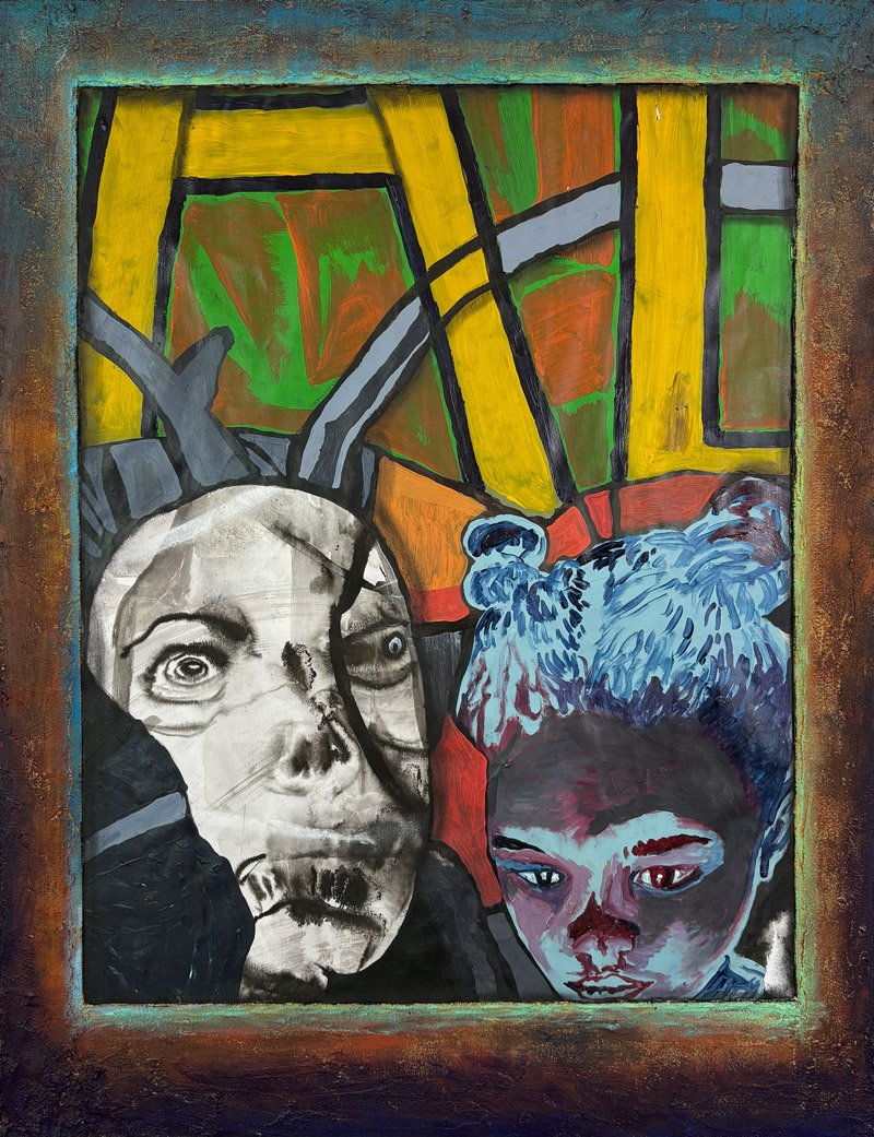 Mit offenen Augen / 2026 / Acrylic on Panel / 66 x 86 cm