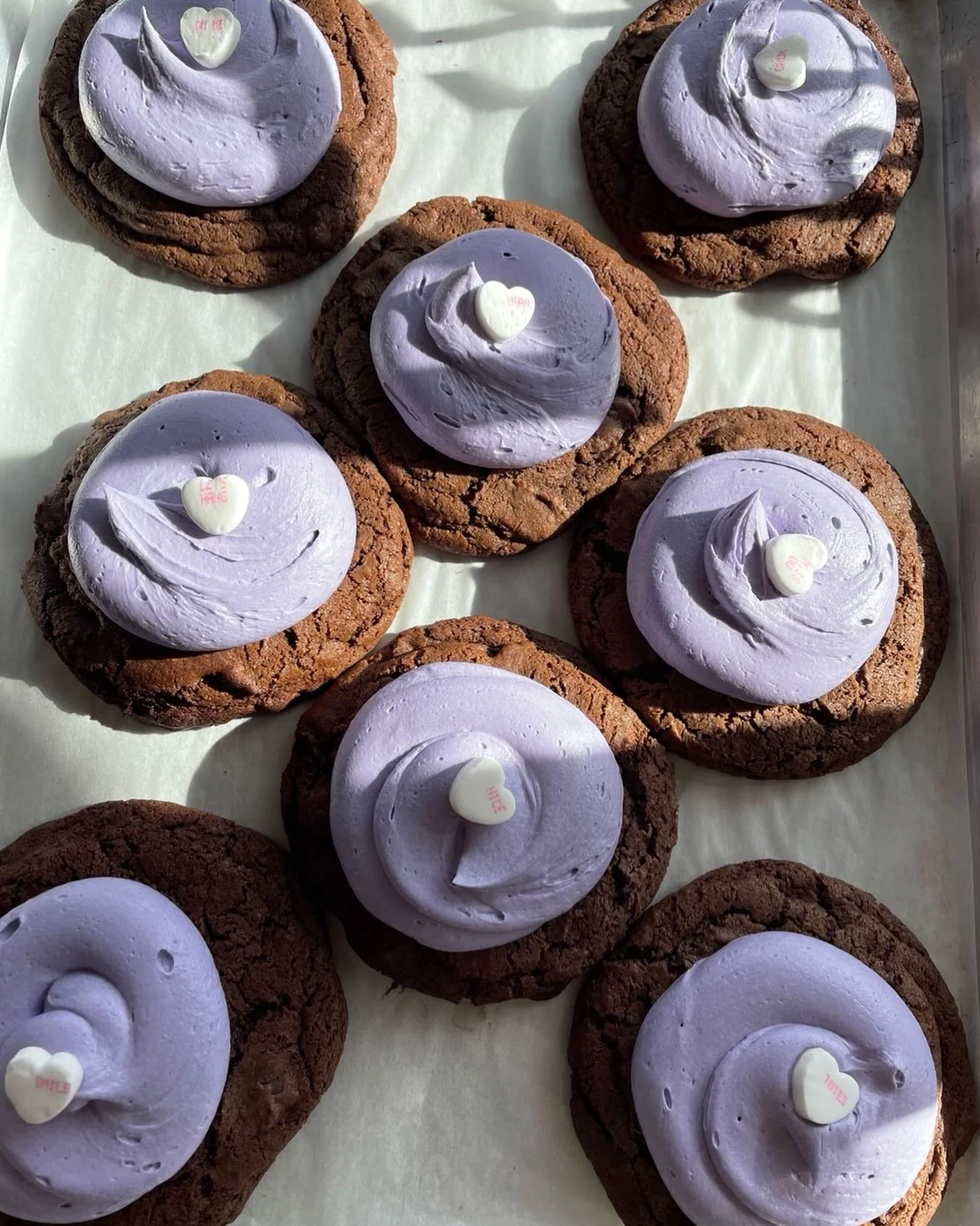 Brownie cookies/ variety of colours#brownie #Cookies #chocolovers late