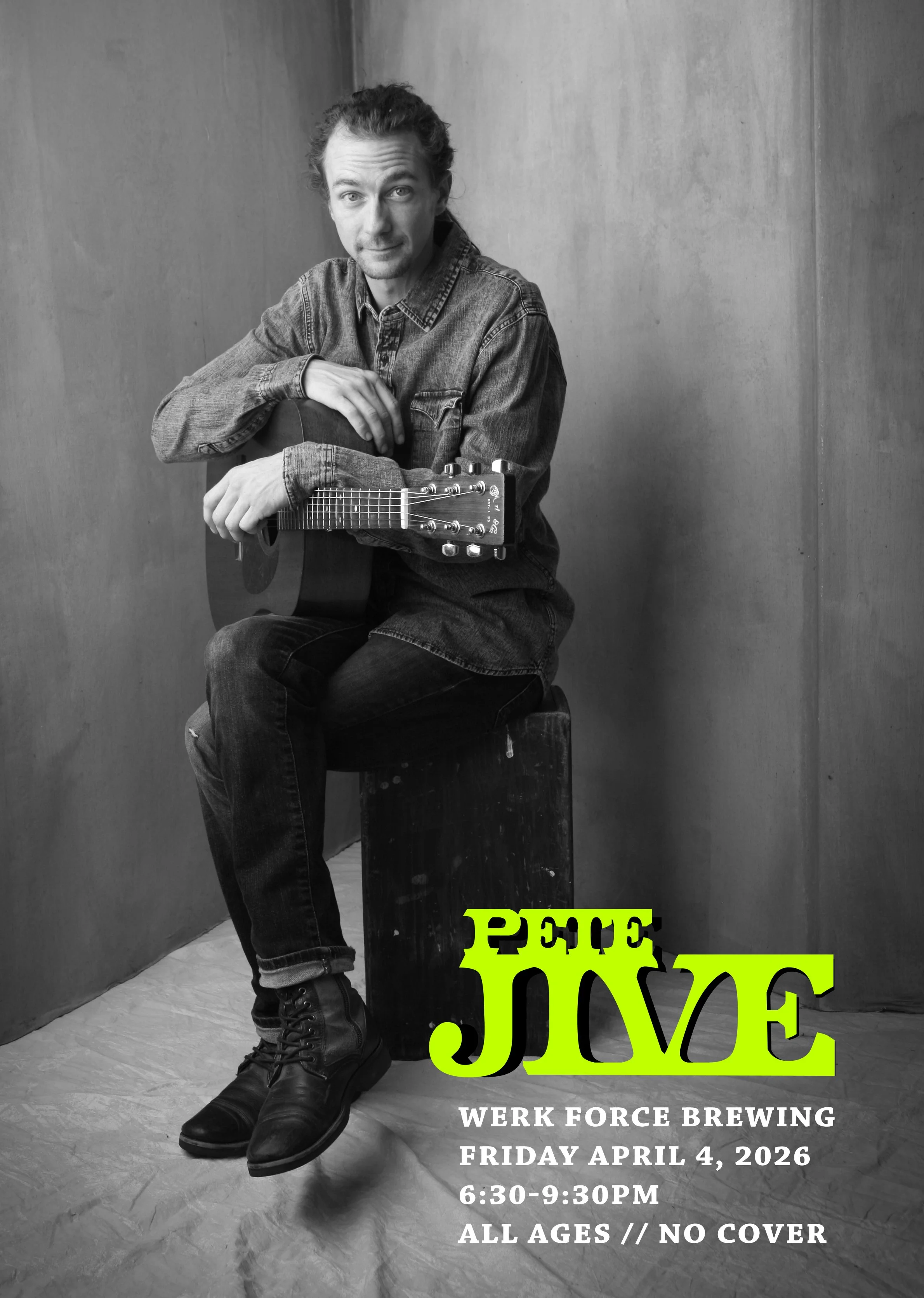 Live Music w/ Pete Jive 6:30-9:30pm