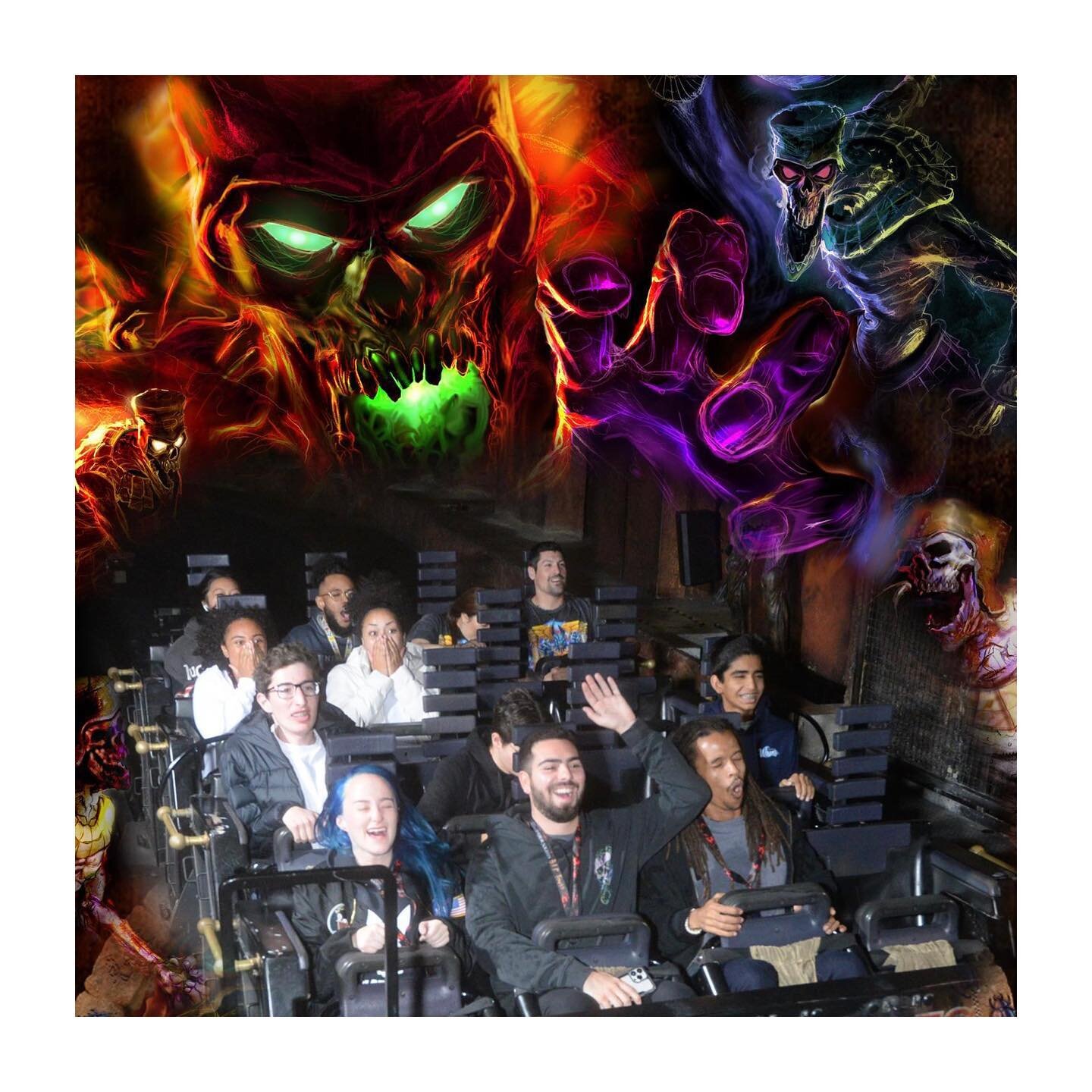Riding into the weekend #tbt
-
-
-
-
-
-
-
-
#universalstudios #halloweenhorrornights #throwbackthursday #bluehairdontcare #themummyride