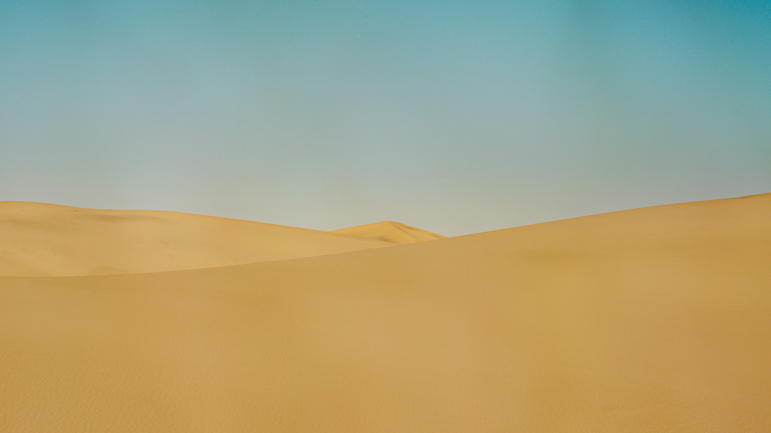 sand dunes.
