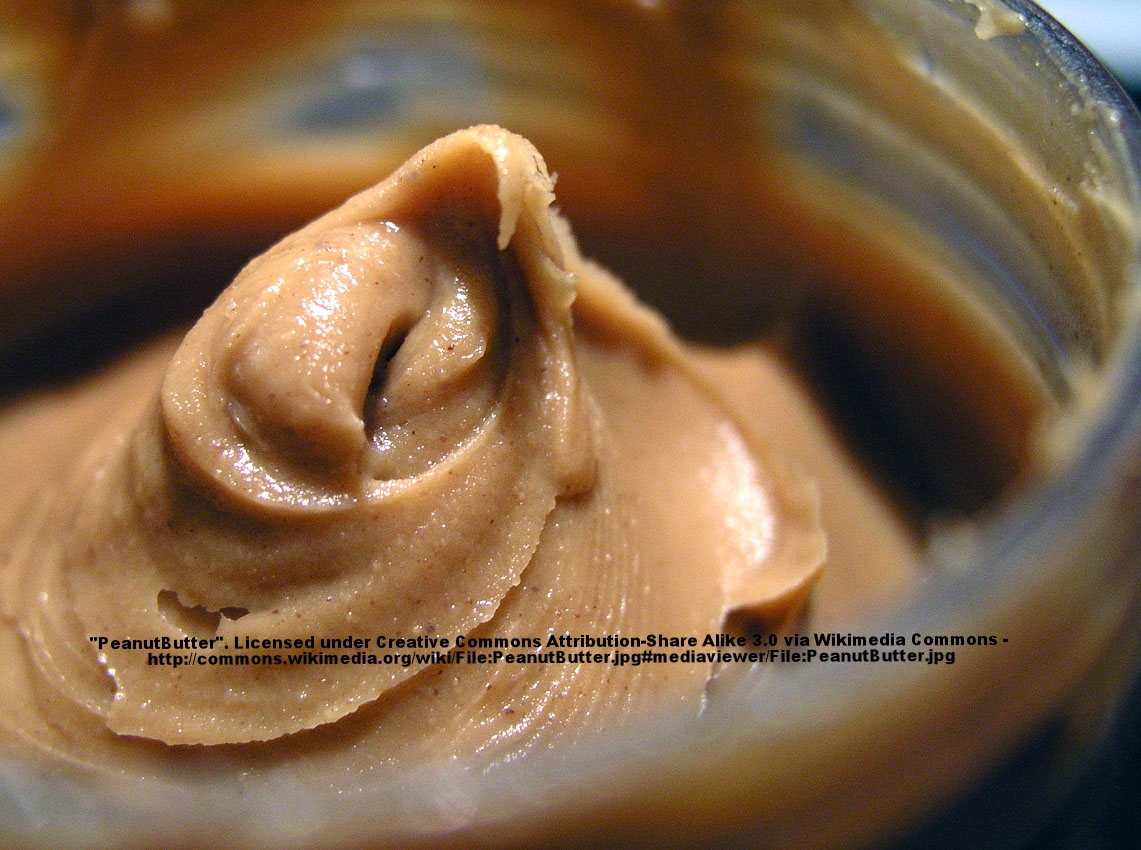 "PeanutButter". Licensed under Creative Commons Attribution-Share Alike 3.0 via Wikimedia Commons - http://commons.wikimedia.org/wiki/File:PeanutButter.jpg#mediaviewer/File:PeanutButter.jpg