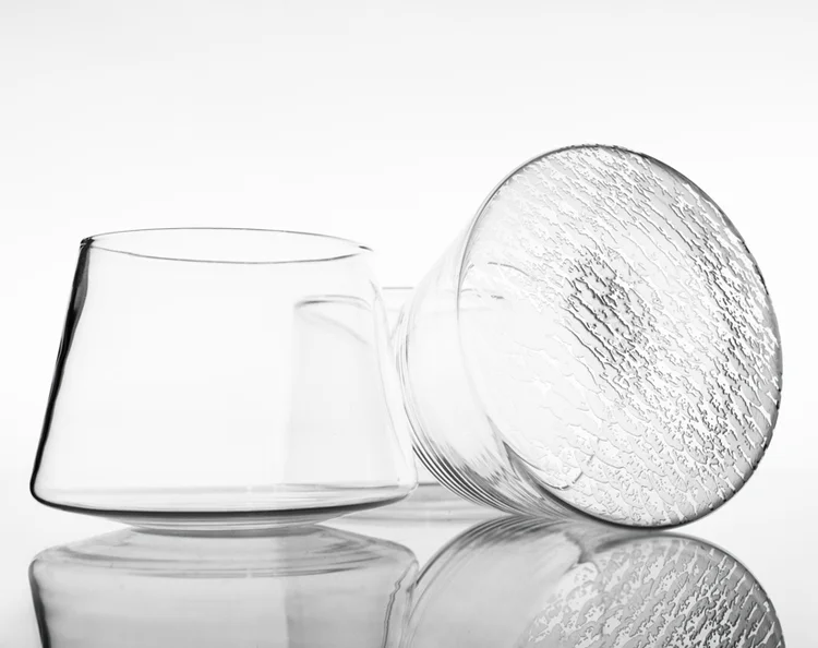 Textured Glass Tumbler - Scale Detail