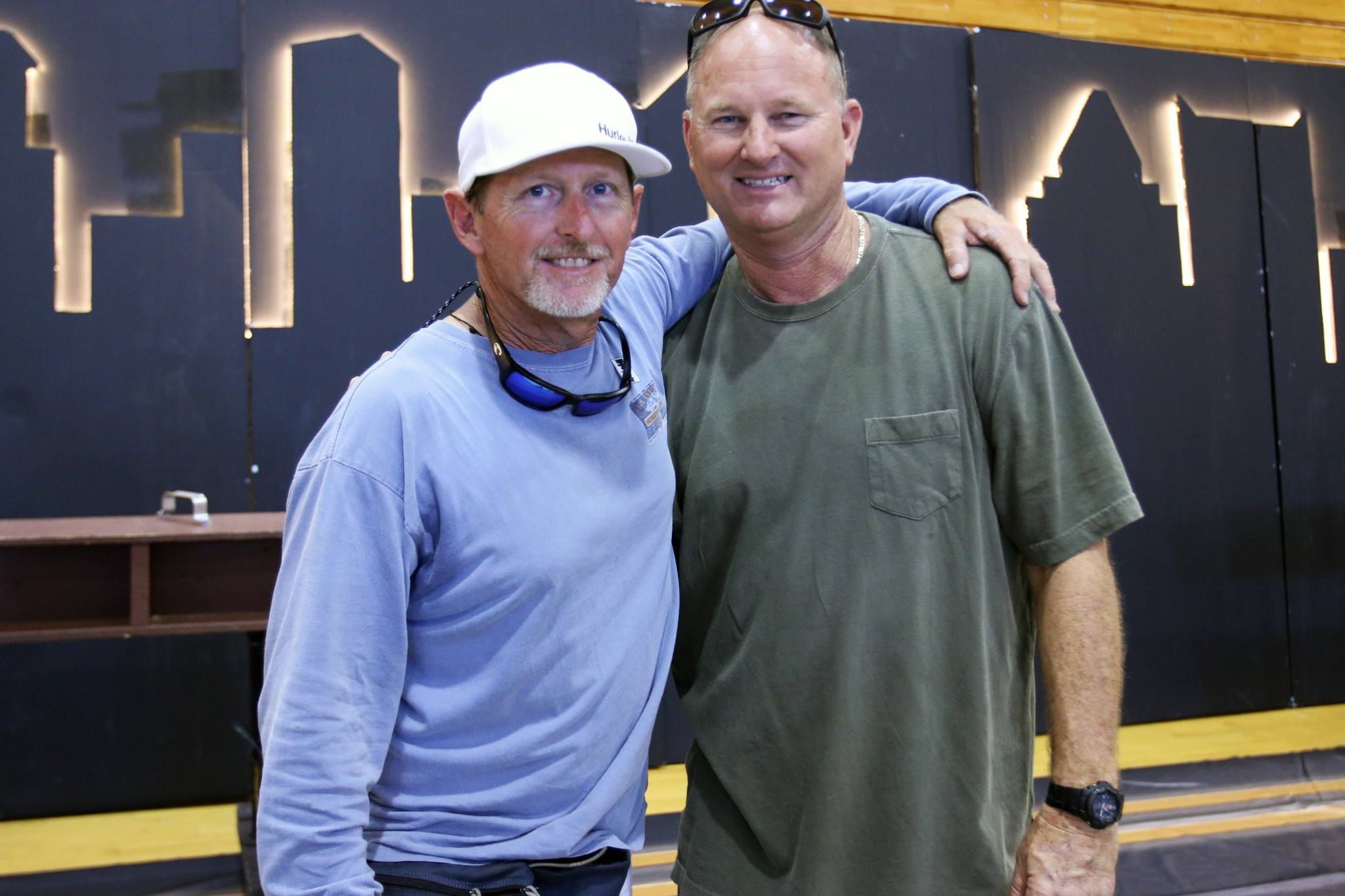 William Hill and Jack Adams Volunteering with SPW 2015 Props.