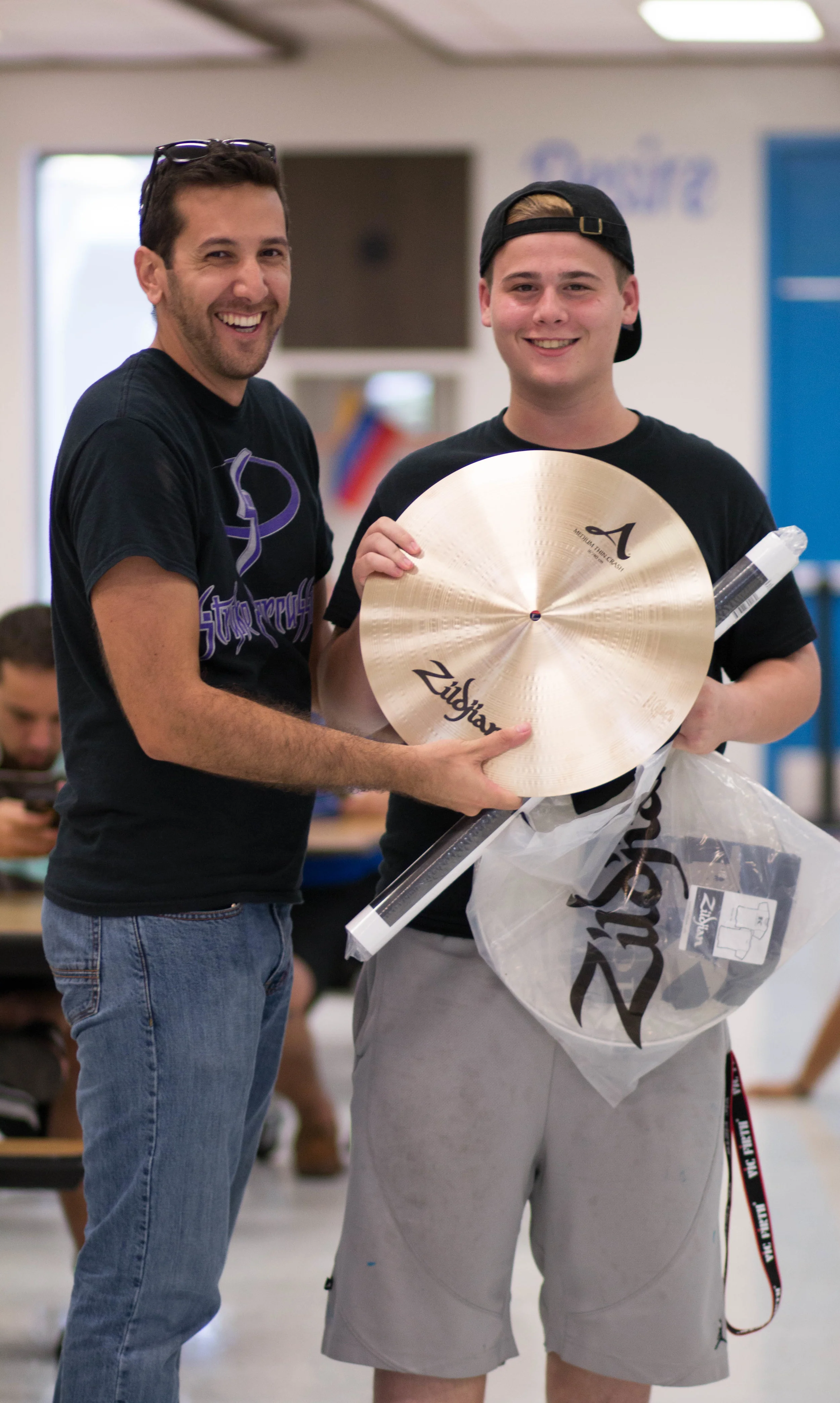 Grand prize winner took home a 16" Zildjian Cymbal!