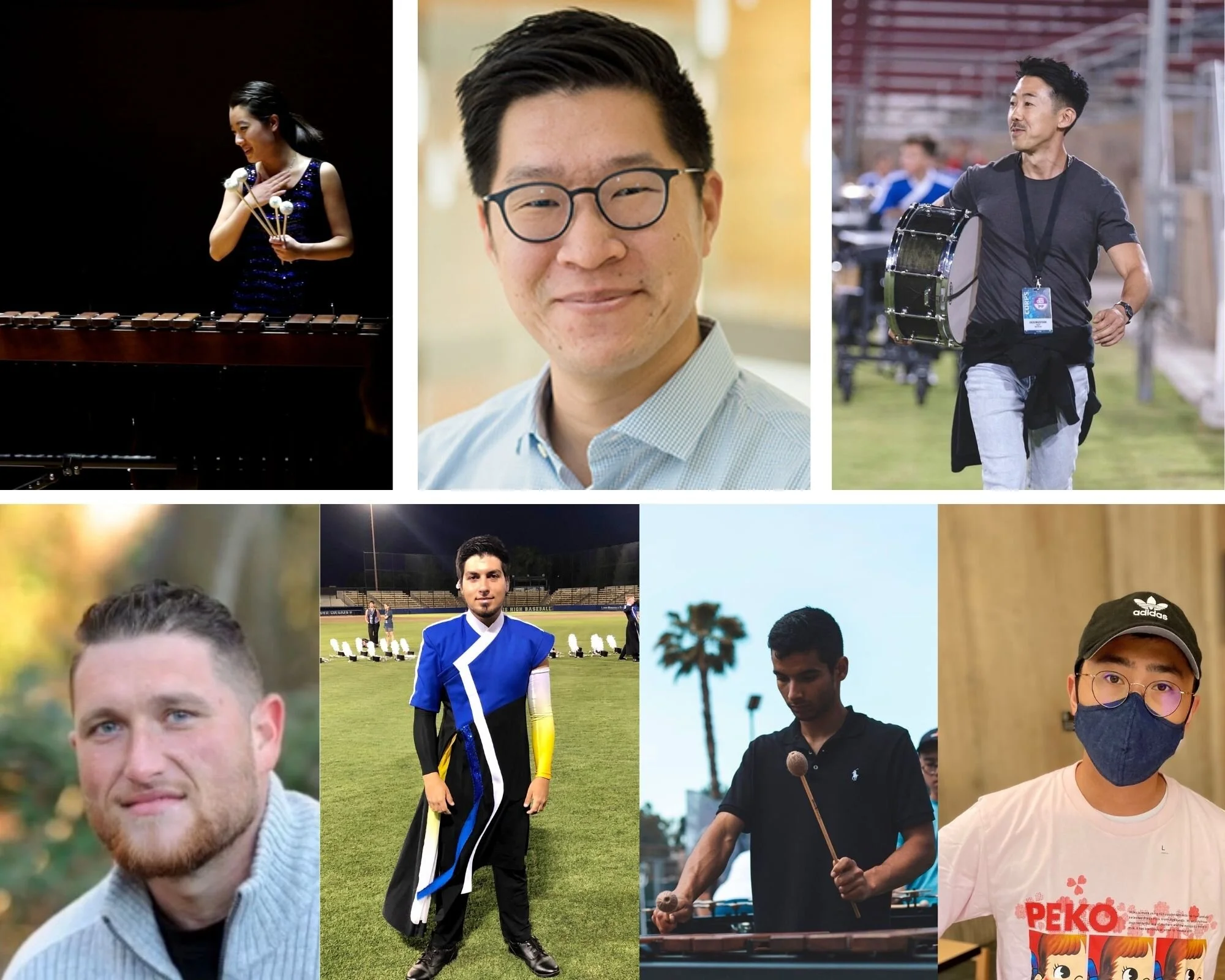 Meet the 2022 Front Ensemble Staff of STRYKE Percussion World (PIW)