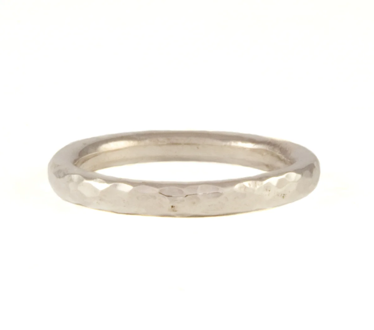 Silver Hammered Band Ring © Margaret Ellis