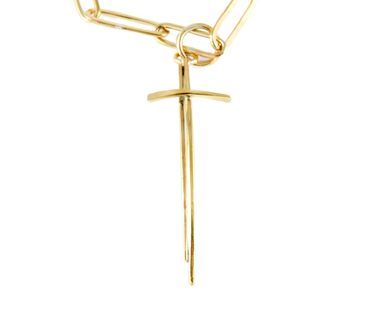 Cross Charm Necklace © Margaret Ellis